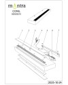 CONIL * APLIQUE LED 40W CCT DIM BLANCO
